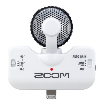 ZOOM IQ5W iOS --  -,  - 90/120, 8--pin Lightning ,  