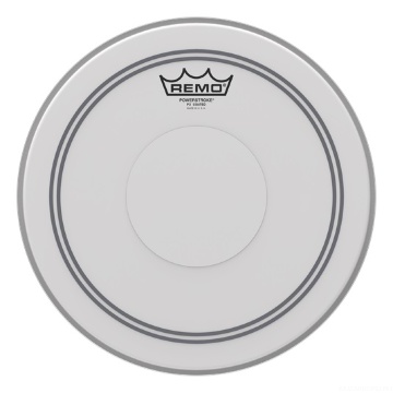 REMO POWERSTROKE 3, Coated, 12'' Clear Dot Top Side  --  12'' .P3-0112-C2