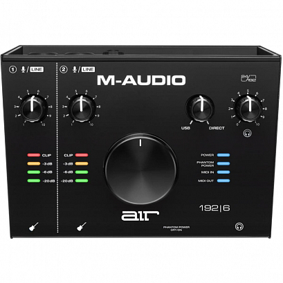 M-AUDIO AIR 192 | 6 -- USB  , 24/192, XLR/TRS