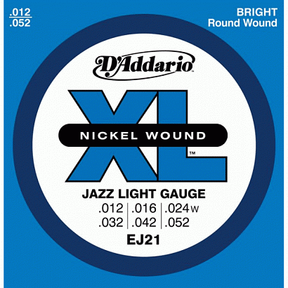 D'ADDARIO EJ21 --    Jazz Light, 12-52