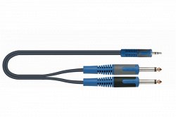QUIK LOK RKSA140-2 -- ������������ ������, 2 �����, ������� 2 Mono Jack Male - Stereo Mini Jack