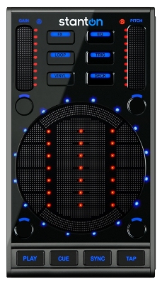 STANTON SCS.3d -- контроллер для упр. проигрыванием музыки в DJ программах, на мобильном компьютере,