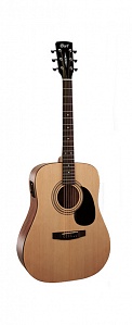 CORT AD810E-OP -- электроакустическая гитара, дредноут, электроника Cort CE304T EQ, цвет натуральный