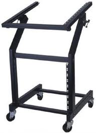 PROAUDIO DJR-02 -- ðýêîâàÿ ñòîéêà íà êîë¸ñàõ è êðåïëåíèåì äëÿ ïóëüòà ñ èçìåíÿåìûì óãëîì íàêëîíà ïëîù