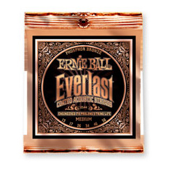 ERNIE BALL 2554 -- ������ ��� �����. ������ Everlast Coated 80/20 Bronze Medium (13-17-26-34-46-56)