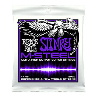 ERNIE BALL 2920 -- ������ ��� ��.������ M-STEEL Power Slinky (11-14-18p-28-38-48)