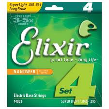 ELIXIR 14002 NanoWeb Super Light -- ������ ��� ���-������ (040-060-075-095) - 4 Long Scale