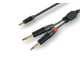 ROXTONE RAYC100/2 -- ��������� ������, 6.3�� stereo Jack + 2x6.3mm mono Jack, 2 �