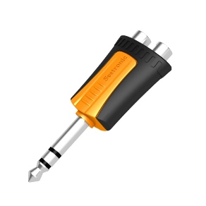 SEETRONIC MP3-2RF -- ���������� 2xRCA "����"<->TRS Jack 6.3�� "����"