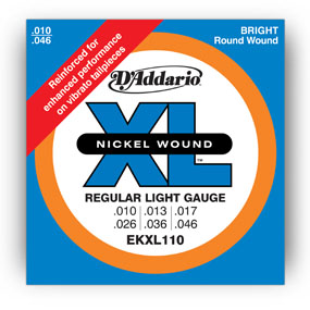 D'ADDARIO EKXL110 Nickel Wound -- ������ ��� �������-������, Regular Light, ���������, 10-46