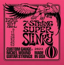 ERNIE BALL 2623 --  ������ ��� 7-�� �������� ������������� Super Slinky (9-11-16-24w-32-42-52)