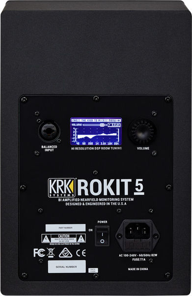 KRK RP5G4 -- Активный 2-х полосный (Bi-Amp) 5-ти дюймовый студийный звуковой монитор, DSP,