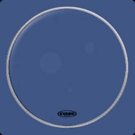 22B EVANS BD22REMAD -- ïëàñòèê äëÿ áàñ-áàðàáàíà íà 22" Resonant Black, ñ äåìôåðíûìè êîëüöàìè