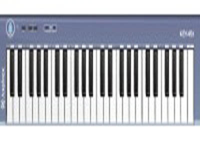 AXELVOX KEY49j blue -- ����-����������, 49 ������, 3 ������, �������� (Pitch Bend � Modulation), 1 �