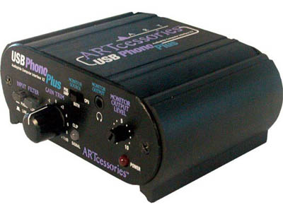 ART USBPHONOPLUS V2 -- аудиоинтерфейс USB с фонокоректором 4х4, аналог 2х2, наушники, S/PDIF (opt/co