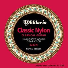 D'ADDARIO EJ27N-1/2 --      1/2,  Silver,Normal Tensio