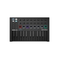 ARTURIA MiniLab mkII Deep Black Edition -- 25 ������ MIDI ����-����������, 16 ���������, 8 RGB �����