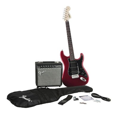 FENDER SQUIER AFFINITY SERIEST STRATR HSS&CHAMPIONT 20 CANDY APPLE RED -- �����: �������������, ����