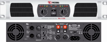 VOLTA PA-1100 -- ��������� ��������, 2�600��/8��, 2�1050��/4��, ���� 1750��/8��, 2U, 25 ��