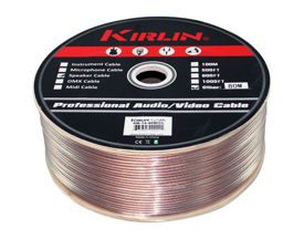 KIRLIN SMC-0.12x60 -- спикерный кабель двужильный прозрачный  сечение проводника 3,15
