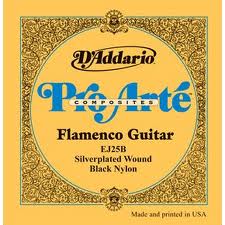 D'ADDARIO EJ25B Flamenco -- ������ ��� ������������ ������ (��� ������ ������ - black)