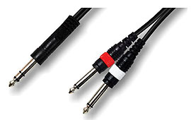 ROXTONE YCC010/3 -- ����� ������, 2 Mono jack + 2 RCA male, 3 �