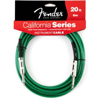 FENDER 20' CALIFORNIA CABLE SURF GREEN  -- ���������������� ������, 6 �, �������������� ����, ������