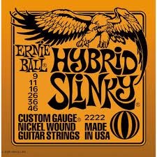 ERNIE BALL 2222 -- ������ ��� �������������, ������ 0,009-0,046 Hibrid Slinky