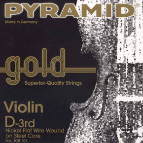 PYRAMID 108100 Gold -- комплект струн для скрипки 4/4