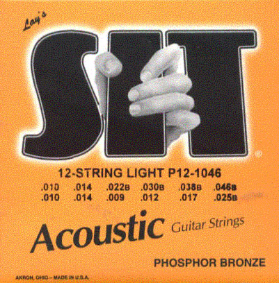 SIT P121046 --   12-  , Phosphor Bronze Light, 10-46