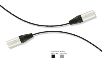 MrCABLE AIXM-01-INST -- профессиональный микрофонный кабель XLR (папа) <- -> XLR (папа), длина 1 м