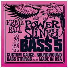 ERNIE BALL 2821 -- ������ ��� 5-�� ���. ���-������, Power Slinky 5-���. (50-70-85-105-135)