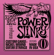 ERNIE BALL 2220 -- ������ ��� �������������, ������ Wound Power Slinky (11-14-18p-28-38-48)