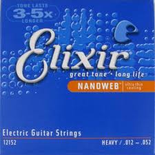 ELIXIR 12152 NanoWeb Heavy -- струны для электрогитары (012-016-024-032-042-052)