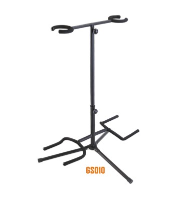 VESTON GS010 -- ïîäñòàâêà ïîä 2 ãèòàðû ñ äåðæàòåëåì ãðèôà, ðåãóëèðóåìàÿ âûñîòà 790-910 ìì., ìàòåðèàë