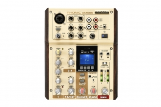PHONIC AM5GE --  ��������� ����� 5 �������, Bluetooth, MP3-������� � �������� ����������� � USB