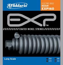D'ADDARIO EXP160 Coated -- ������ ��� ���-������, Medium, 50-105, Long Scale