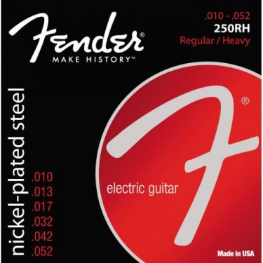 FENDER STRINGS NEW SUPER 250RH NPS BALL END 10-52 --    10-52