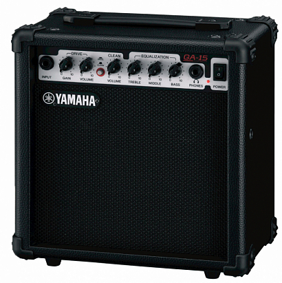 YAMAHA GA15 -- �������� �����, 15 ��, 1x6,5", Gain:Drive & Vol, Volume (Clean), 3-�������� ���������