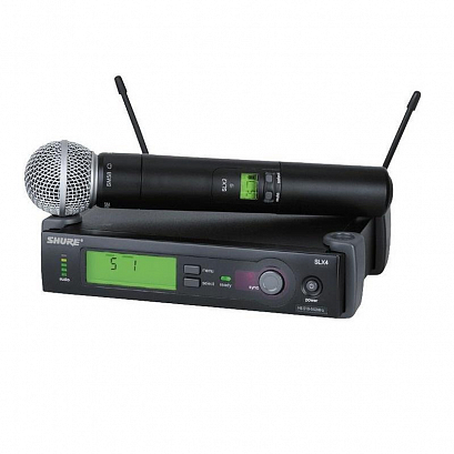 SHURE SLX24E/58 L4E --      SM58 (638 - 662 MHz)