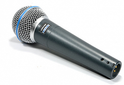 SHURE BETA 58A -- суперкардиоидный, вокальный микрофон (50-16000Hz)