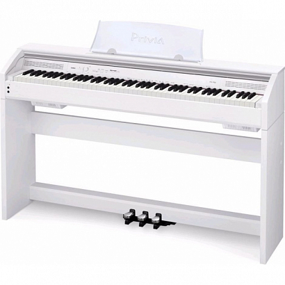 CASIO PX-770WE -- цифровое фортепиано, 88 клавиш, полифония 128 нот, 19 тембров, 2х8Вт.