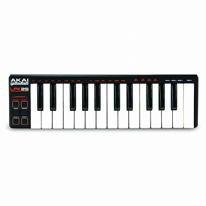 AKAI LPK25 -- ����-����������, 25 ������, ���������� �������������. ���������� ������������.
