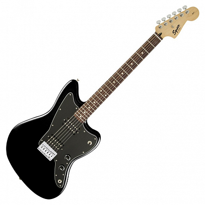 FENDER SQUIER AFFINITY JAZZMASTER HH BLK  -- �������������, �������� - ���������, ���� Black