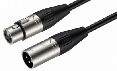 ROXTONE DMXX200/5 -- кабель микрофонный (2x0,22mm2, D: 6мм), XLR(3P)(RX3F-NT) - XLR(RX3M-NT), 5м.