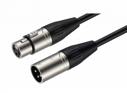 ROXTONE SMXX200/1 -- кабель микрофонный (2x0,22mm2, D: 6мм), XLR(3P)(RX3FP-NT) -  XLR(RX3MP-NT), 1м	