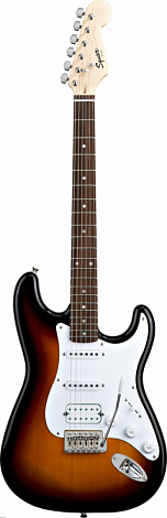 FENDER SQUIER BULLET STRAT TREMOLO HSS RW BROWN SUNBURST -- ,  ,  - 