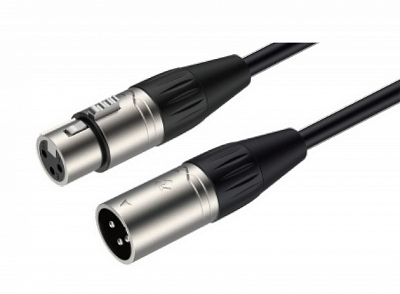 ROXTONE SMXX200/1 -- кабель микрофонный (2x0,22mm2, D: 6мм), XLR(3P)(RX3FP-NT) -  XLR(RX3MP-NT), 1м	