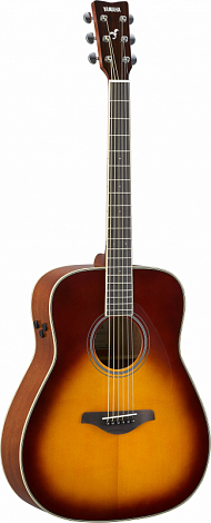 YAMAHA FG-TA BROWN SUNBURST -- ����������������� ������, ���� Brown Sunburst