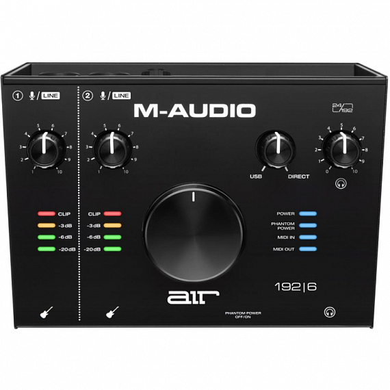 M-AUDIO AIR 192 | 6 -- USB аудио интерфейс, 24бит/192кГц, XLR/TRS